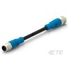 Te Connectivity Sensor Cables / Actuator Cables M12-3Ms-10.0Sh M12-3Fs-Pvc T4162113003-007